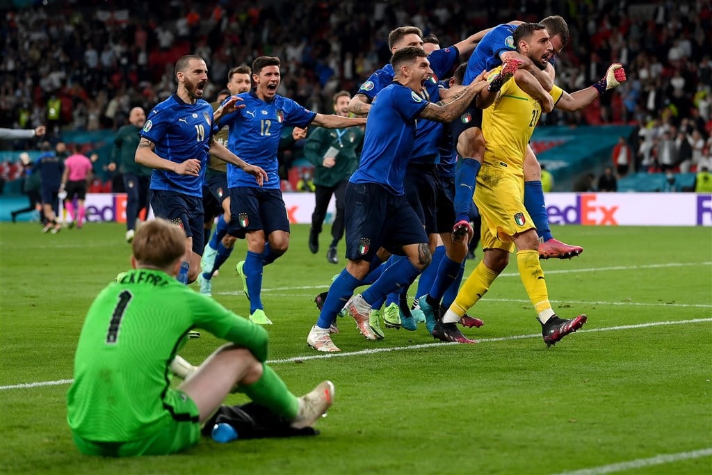 英格蘭與義大利11日在2020歐洲國家盃冠軍戰交手