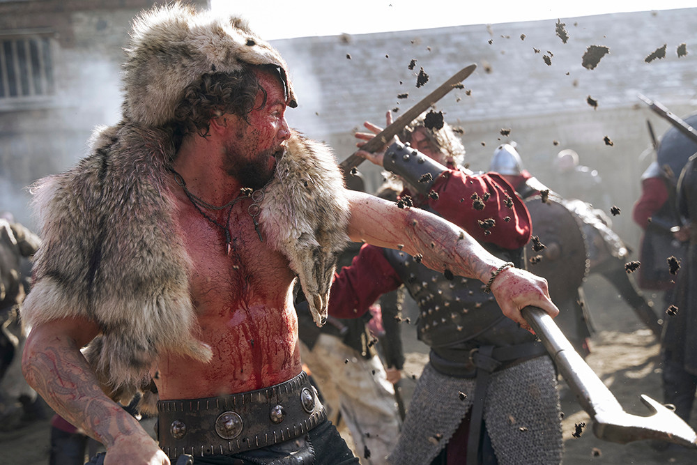Vikings: Valhalla. (L to R) Leo Suter as Harald in episode 103 of Vikings: Valhalla. Cr. Bernard Wal