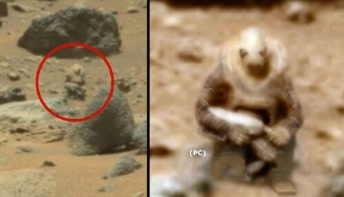 ARMED ALIEN SOLDIER CAUGHT STALKING THE CURIOSITY ROVER – IS NASA IN DANGER 